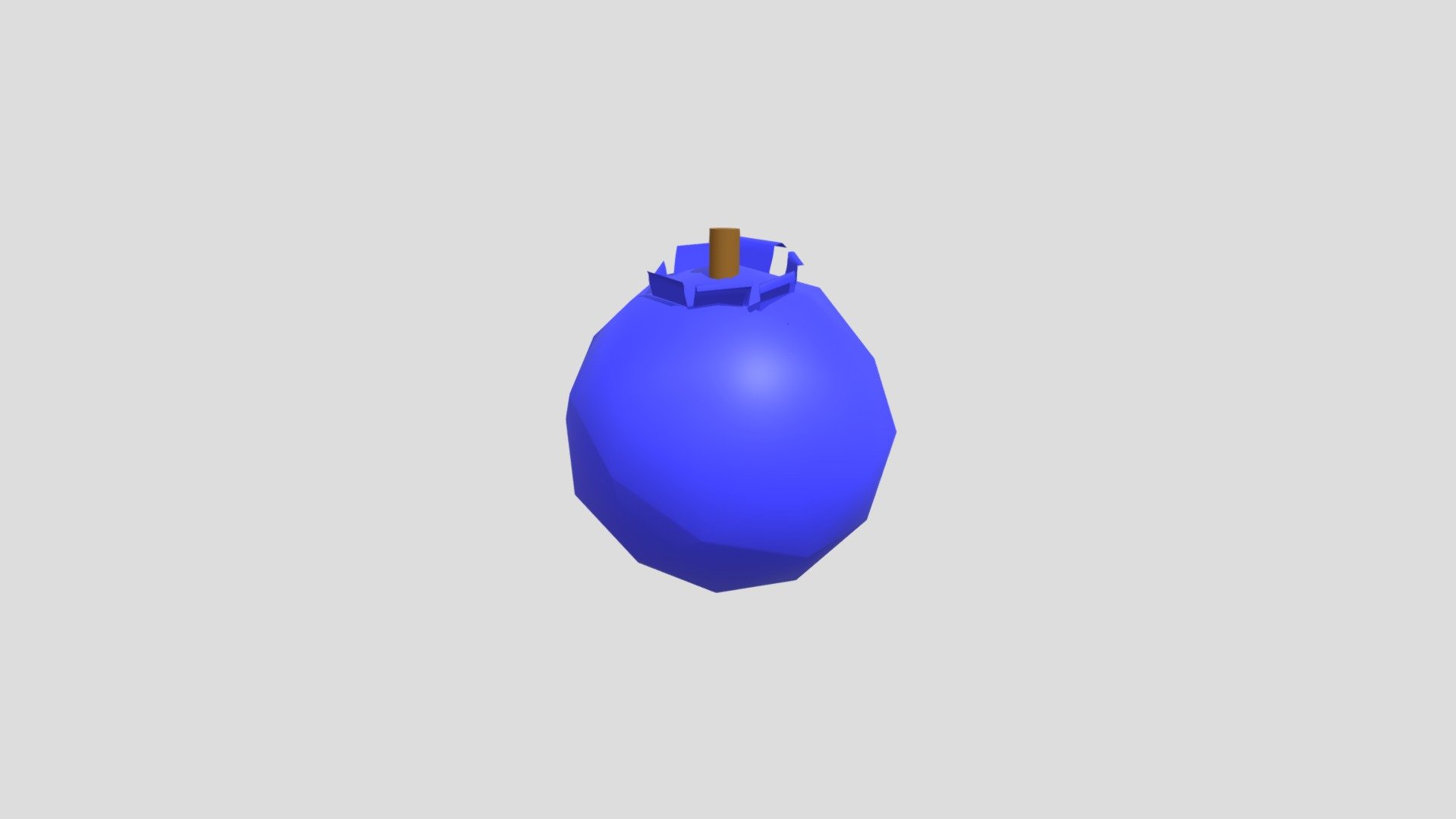Blueberry — Sketchfab embed 3D viewer
