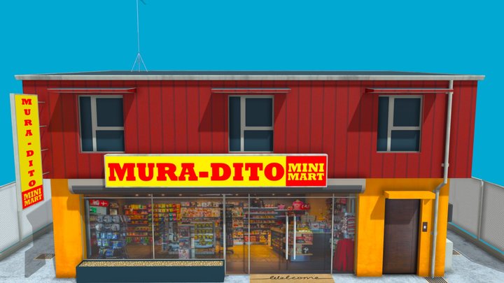 Mini mart – Gratis 3D-model STL