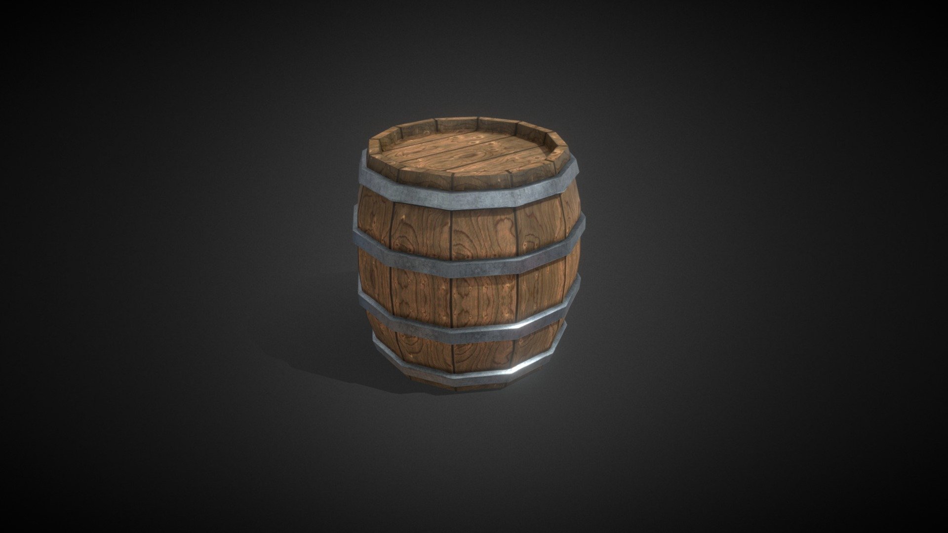 Wood Barrel 2