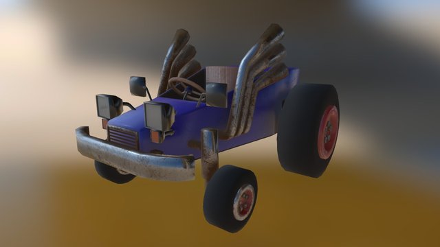 Getaway Kart 3D Model
