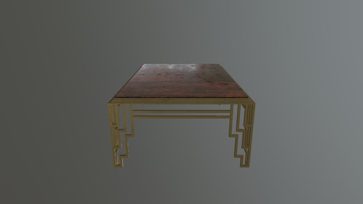 Art Deco Table 3D Model