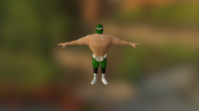 Luchadore 3D Model