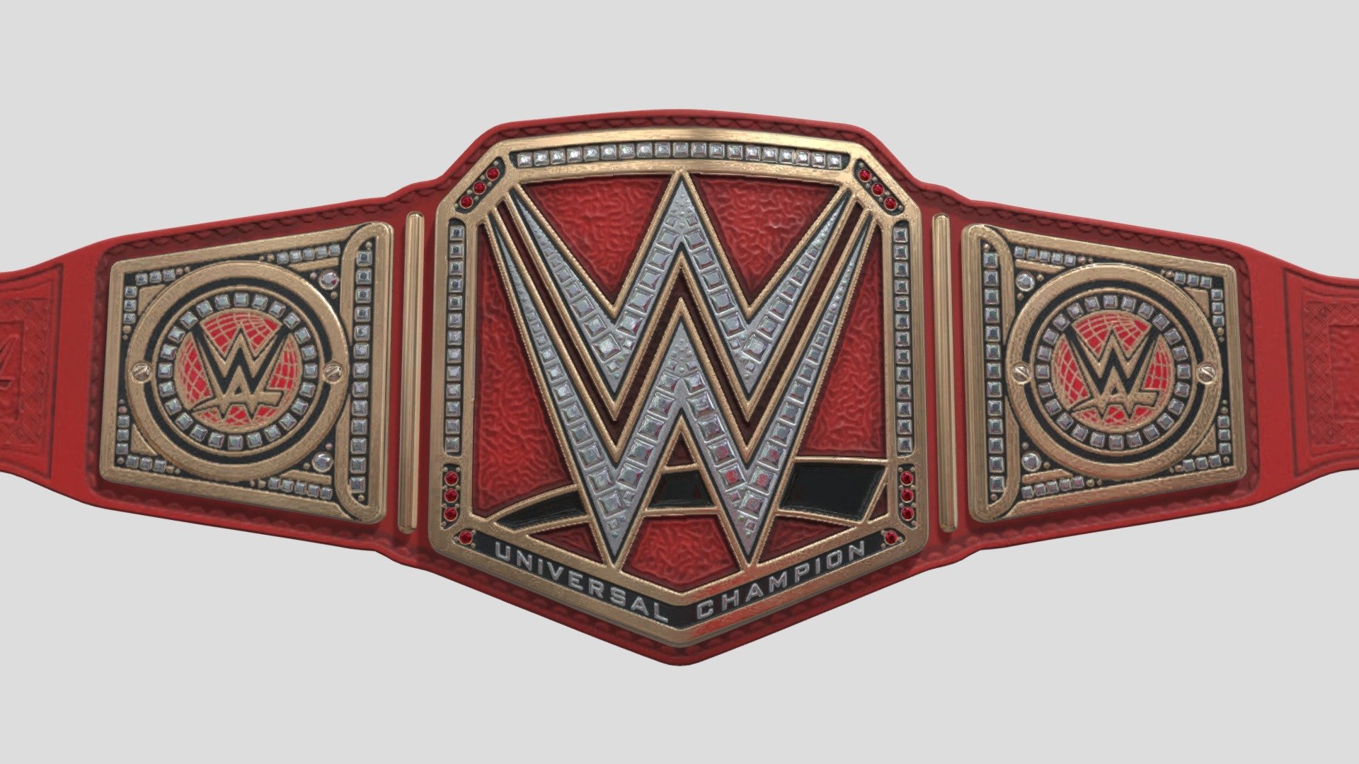 WWE - UNIVERSAL CHAMPION BELT Download Free 3D model by RadioactiveAG (@RadioactiveAG) [a8d6ea1]