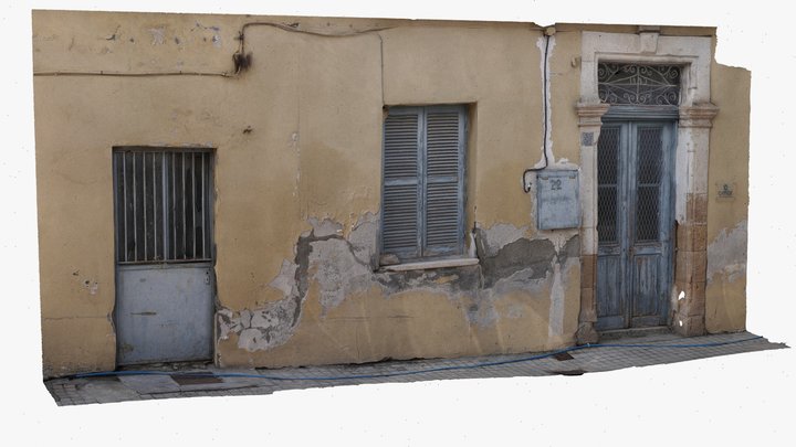 11641104 Derelict Facade 3D Model