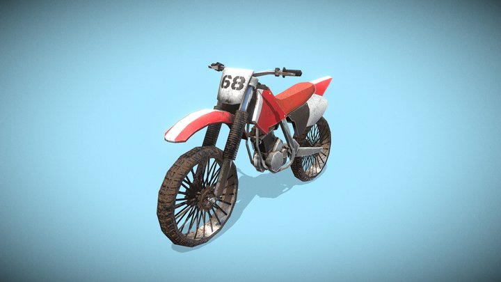 DirtBike 3D Model