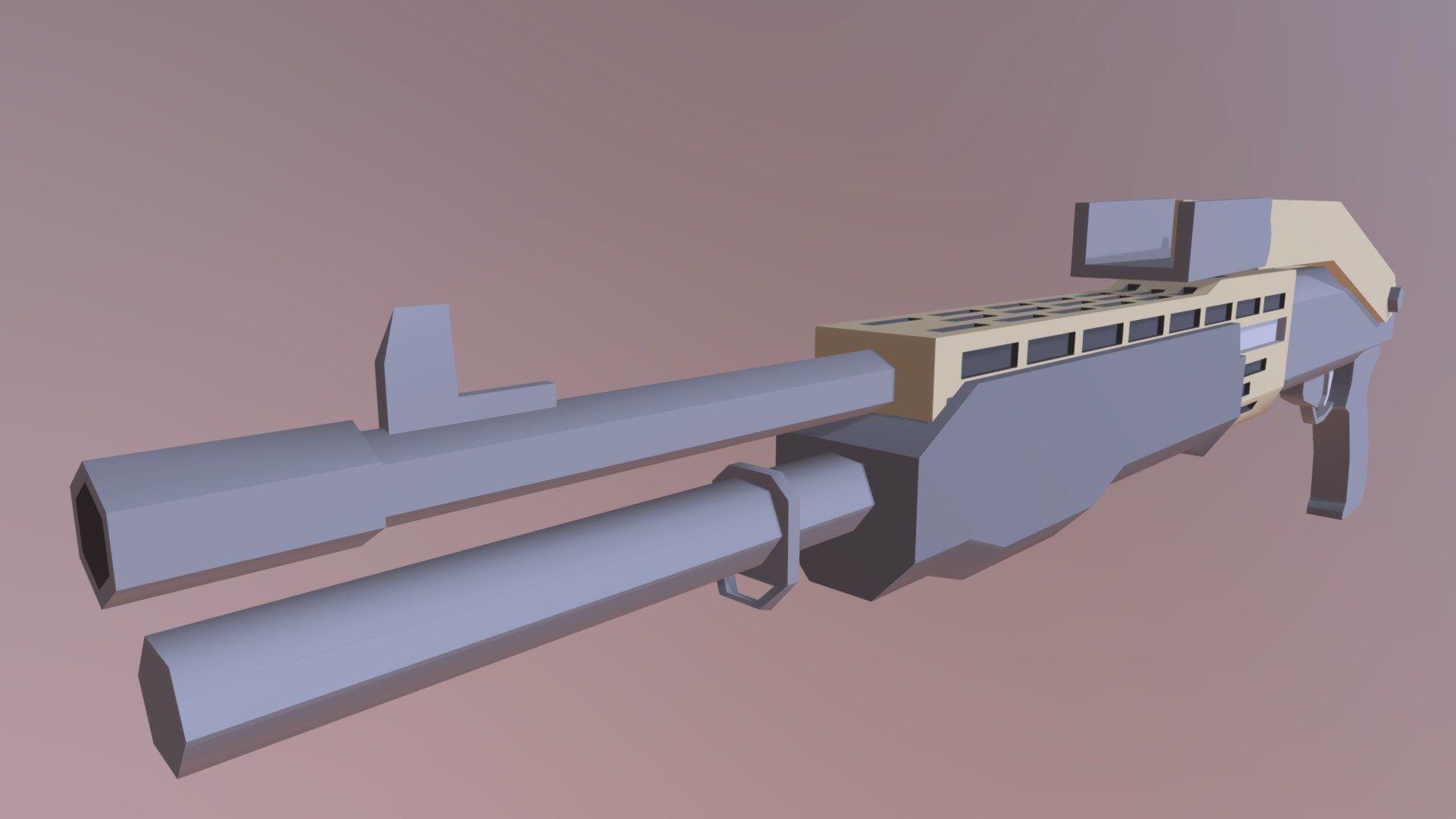 Low Poly SPAS-12