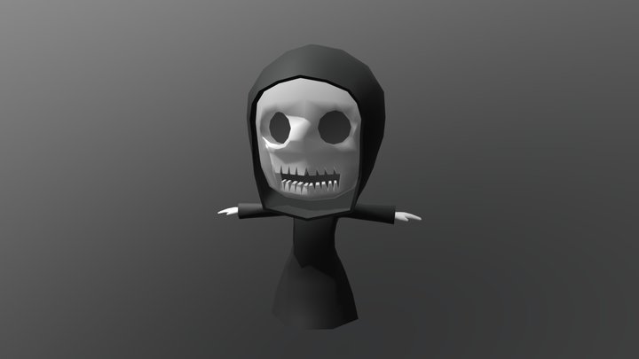 Reaper Chibi 3D Model