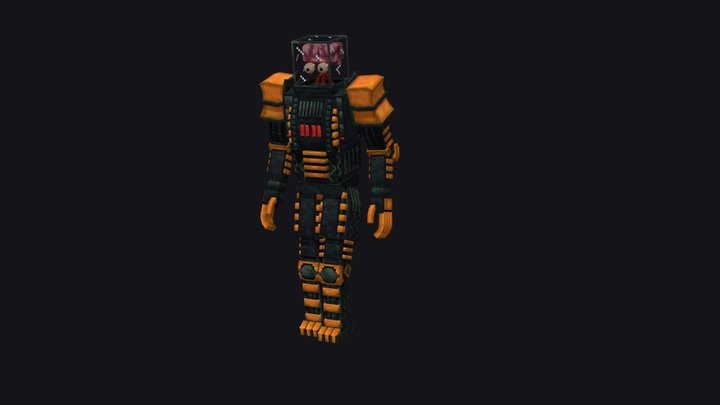 Object BOT B01 3D Model