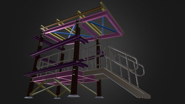 Plataforma 3D Model