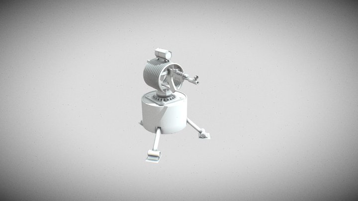 Turret game "Rust" 3D Model