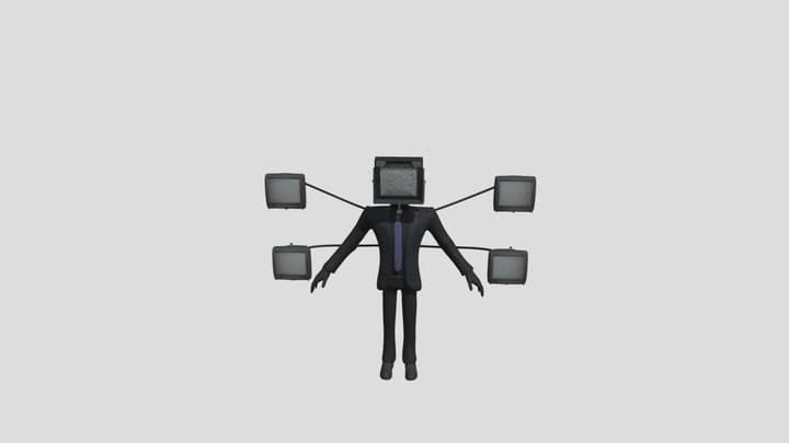 Big tv-man 3D Model