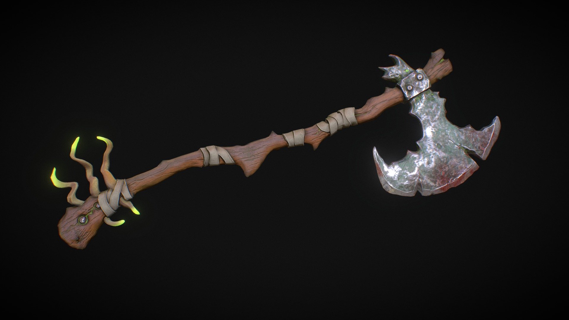 Magic ax - 3D model by taurusch [a8db32e] - Sketchfab