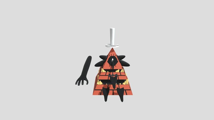 Nightmare Bill Cipher 3D Model