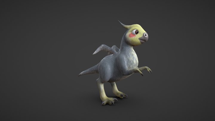 Dino parrot 3D Model