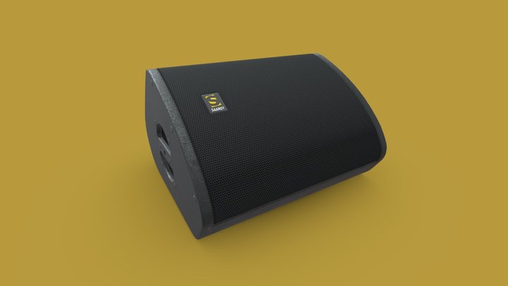 Monitor Speaker 3D Model