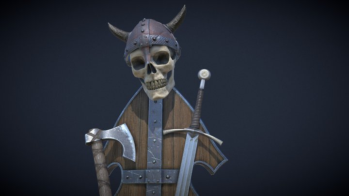 set of medieval weapons 3D Model