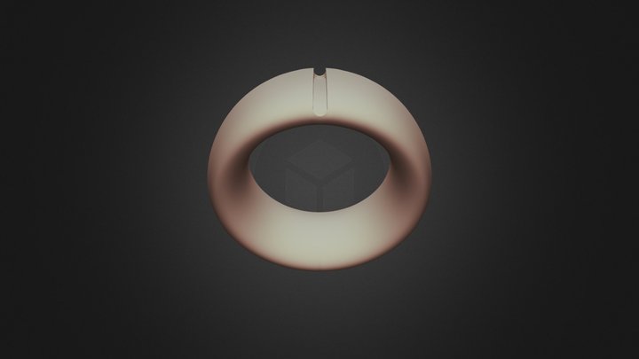 Breiter Ring 3D Model