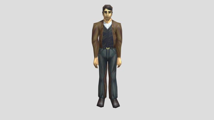 Tom Cruise PS1 STYLE 3D Model