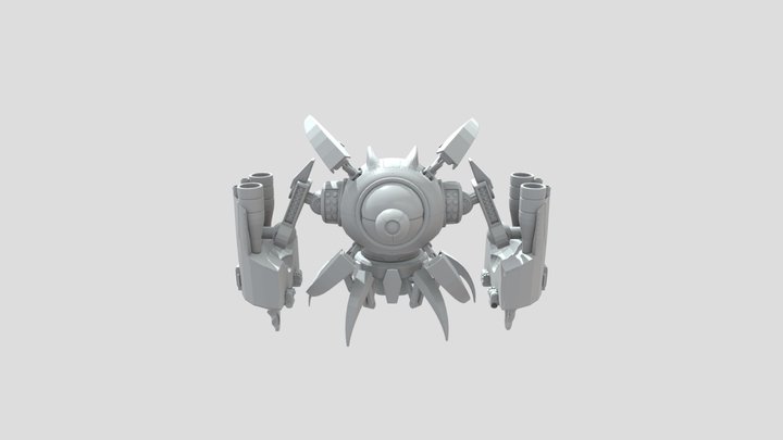 Mining Robot 3D Model