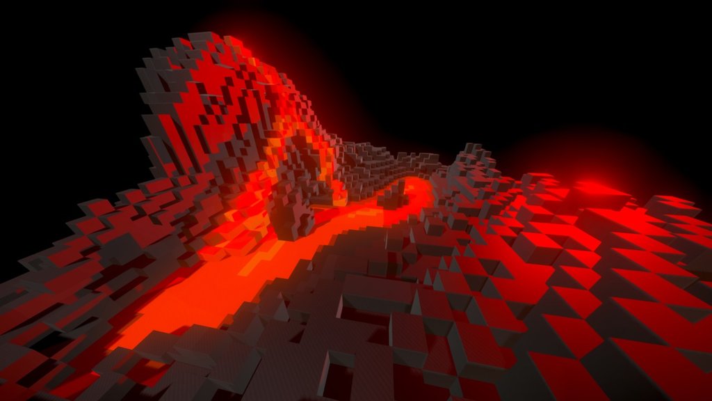 Voxel Lava