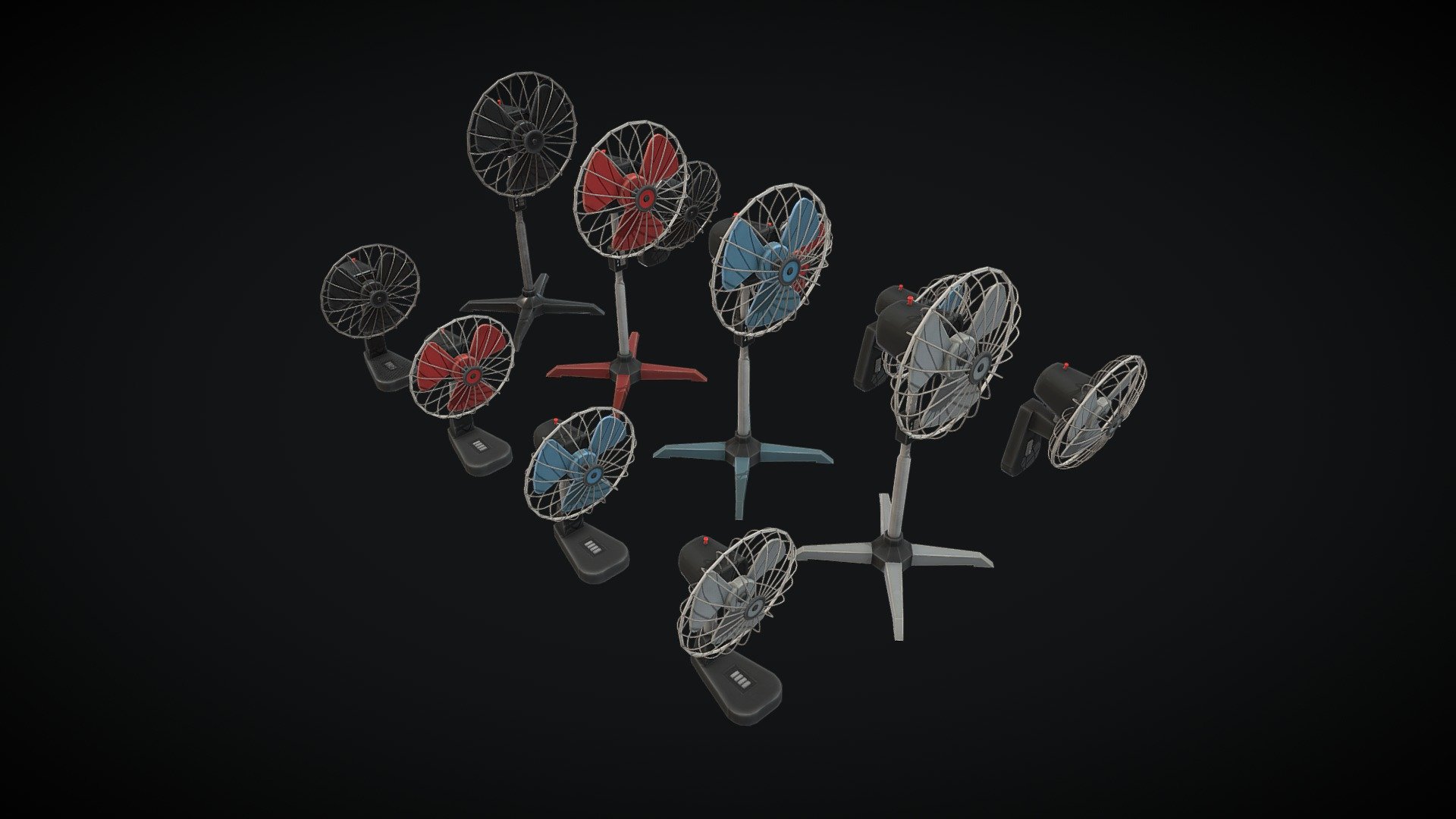 Fan Pack - 3D model by kraffing [a8e1940] - Sketchfab