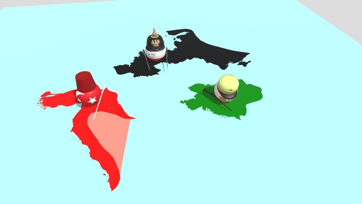 Countryball 3D models - Sketchfab