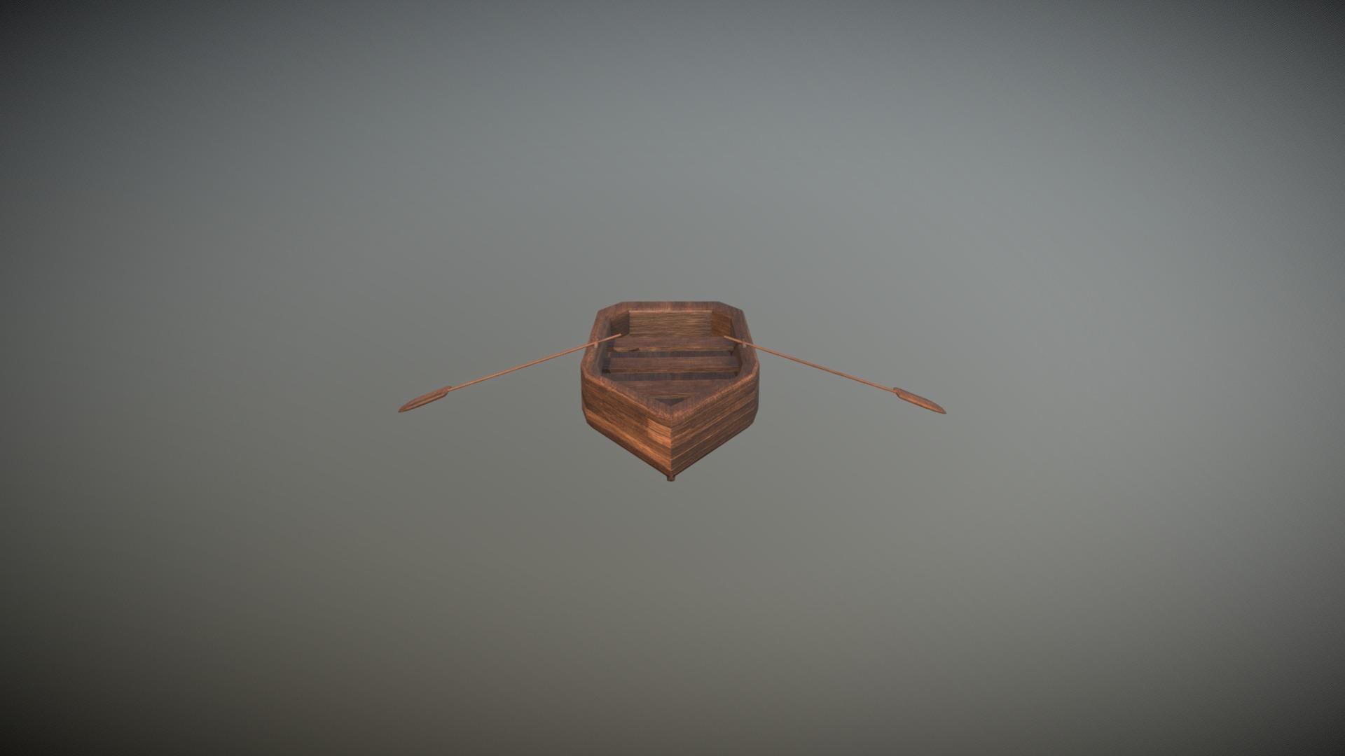 3D model Boat - This is a 3D model of the Boat. The 3D model is about a wooden chair with a string attached.