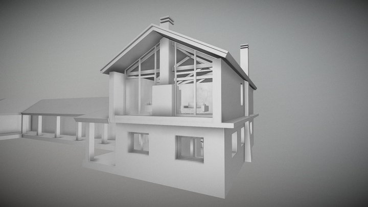 ampliación casa JJMM 3D Model