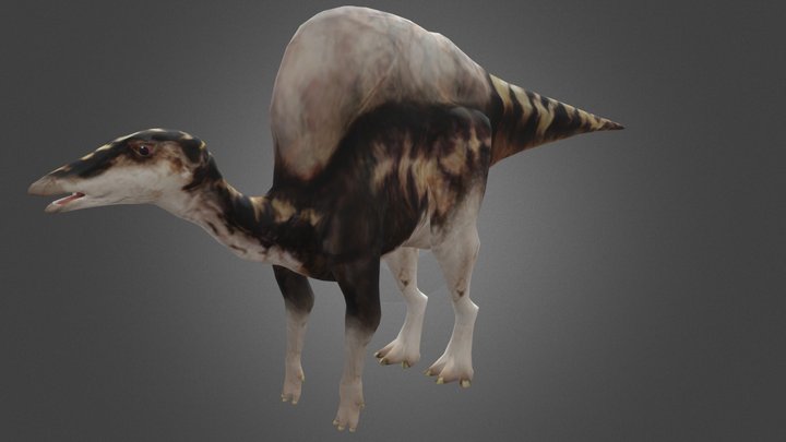 Dinosaur Hunting Ouranosaurus – Free 3D Model STL