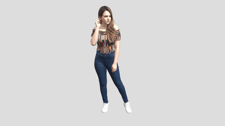 Color Blocks And Denim – Modello 3D gratuito STL