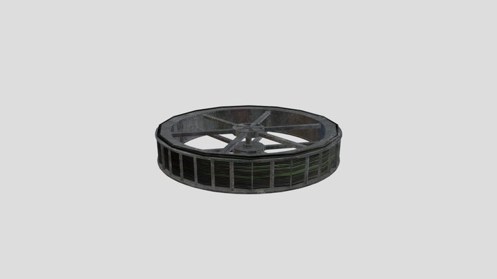 Astro Toilet Wheel 3D Model