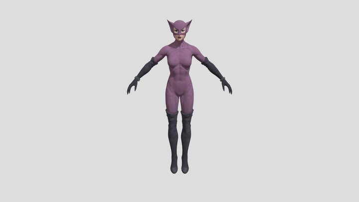 Catwoman Long Halloween 3D Model