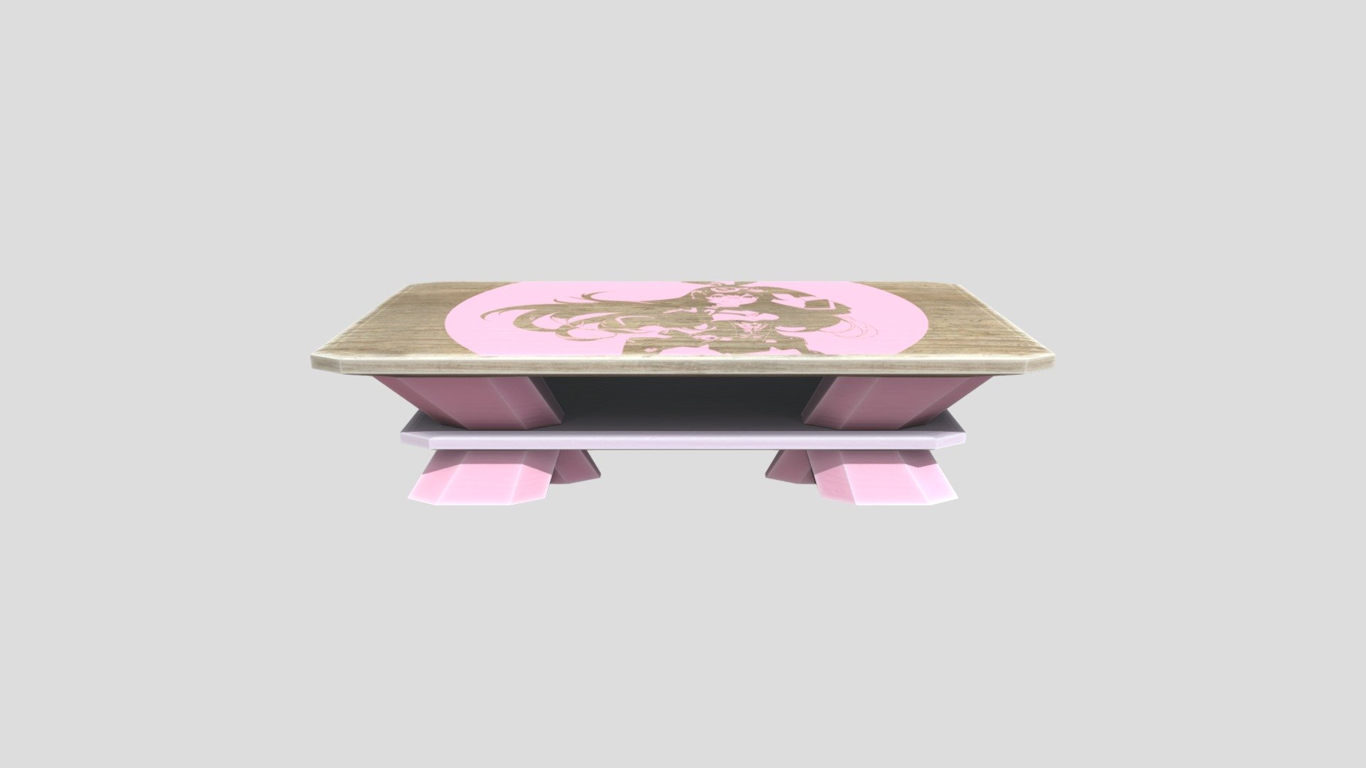 Gamer Girl Table - Amber