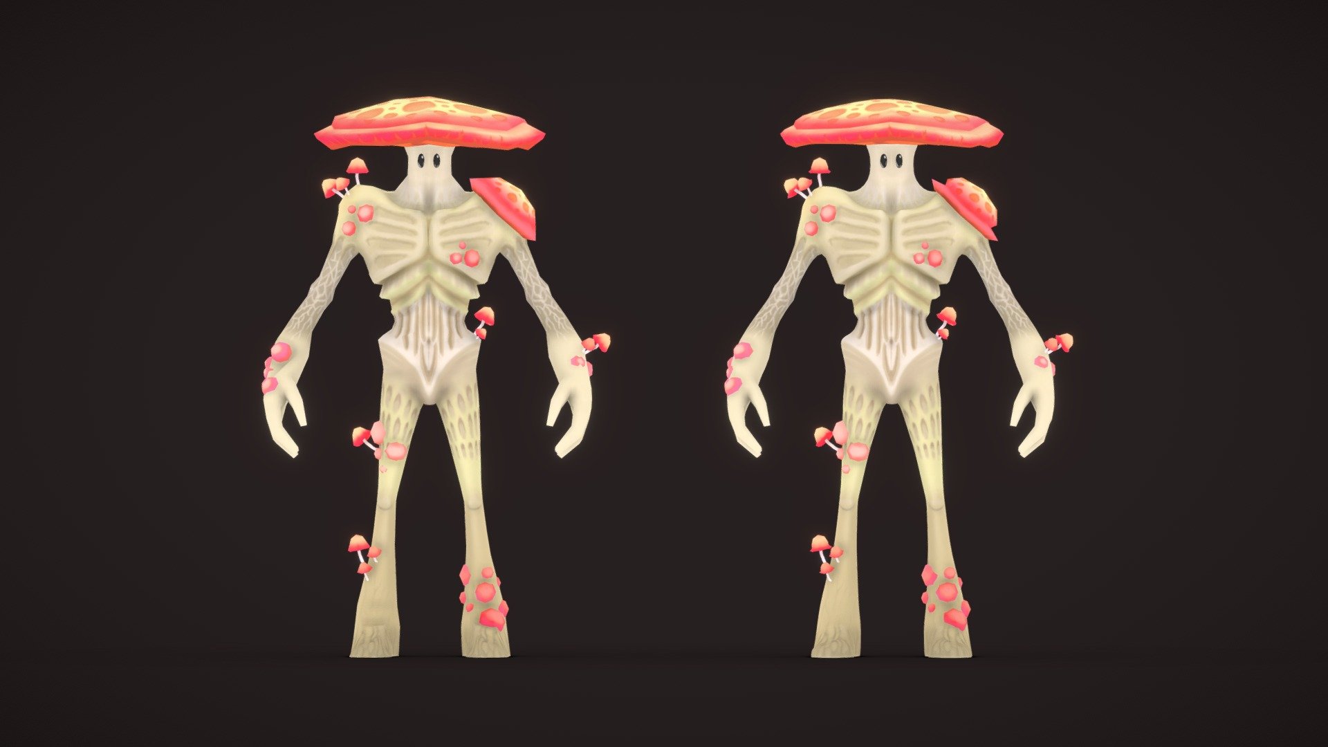 The Funguy Shiitake Showdown Player Model 3D model by Obeonix [a8ea1f8] Sketchfab