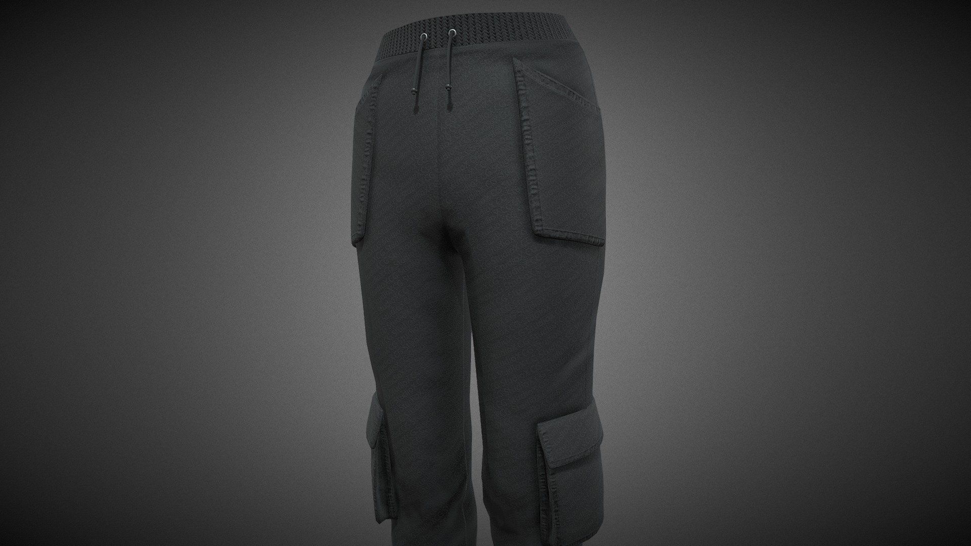 Black Sport Pants Style 1 — Sketchfab embed 3D viewer