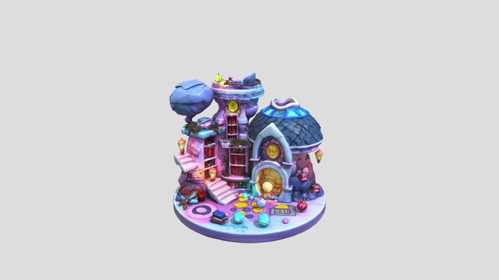ZOOGI ROLL ARENA - Daily Shrine 3D Model