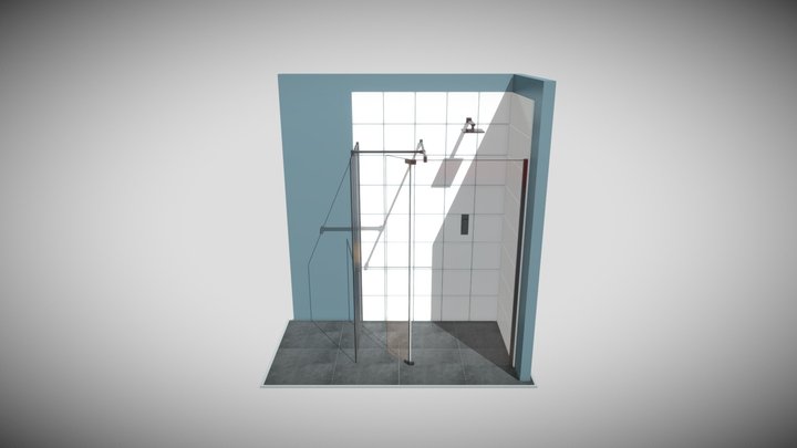 Shower cubicle 3D Model