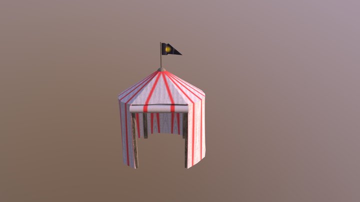 militairy tent 3D Model