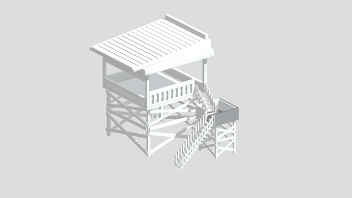 Lookout Post/Tower 3D Model
