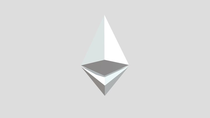 Ethereum Coin 3D Model