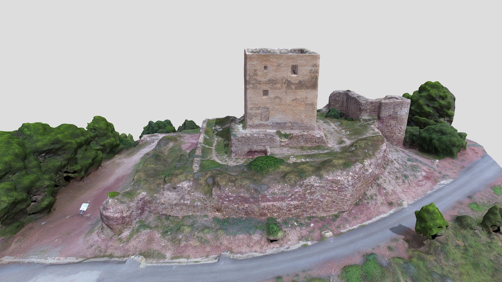 Modelo 3D Castillo de Torres Torres
