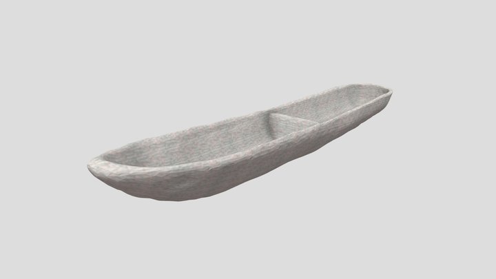 Logboat 3D Model