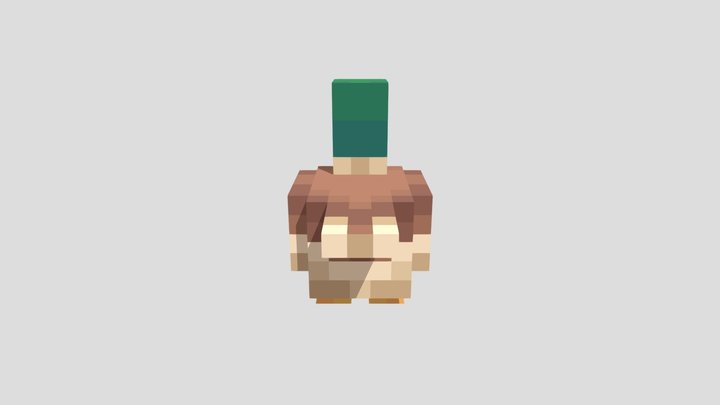 Minecraft - Duck 3D Model