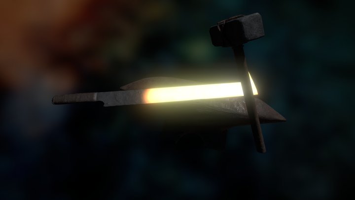 Uruk-Hai Blacksmithing 3D Model