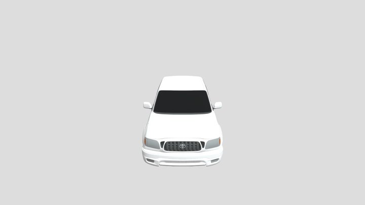 Bagged 4 door Tacoma 3D Model