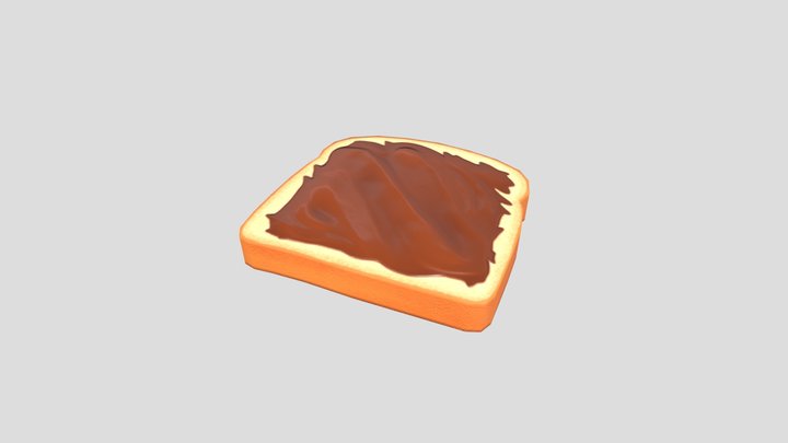 Nutella Toast 3D Model