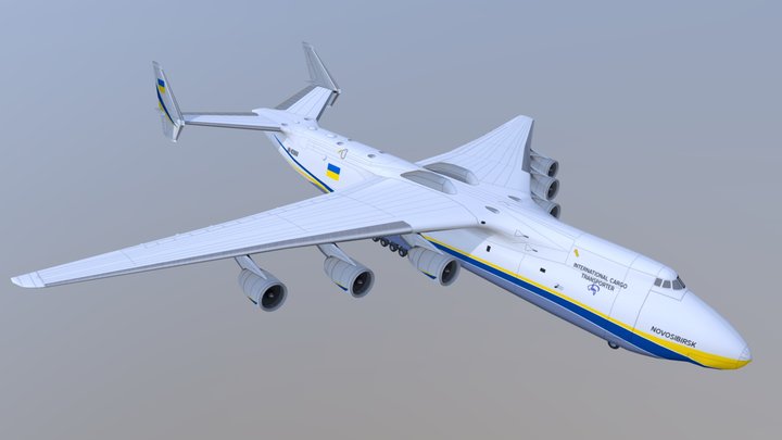 Antonov225 3D Model