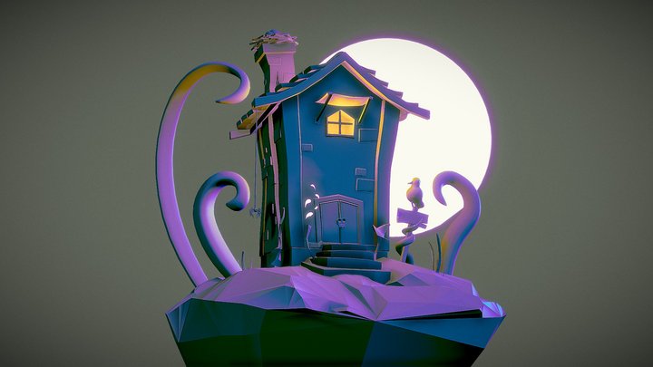 Witch Cabin 3D Model