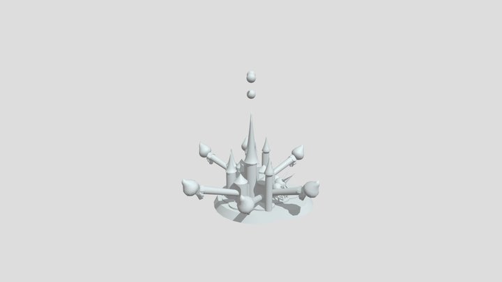 DWMACastleUncolored 3D Model