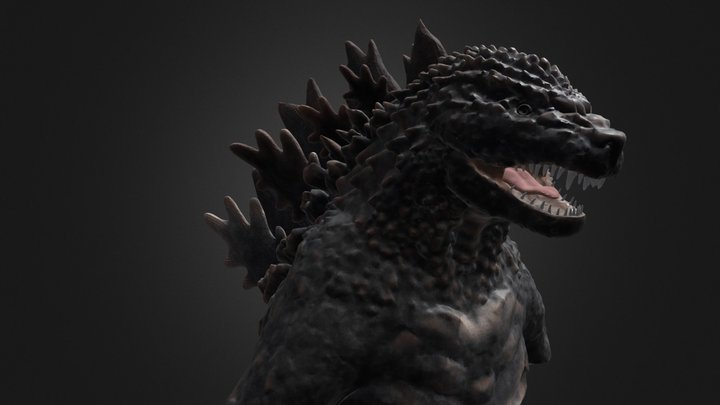Godzilla Doodle 3D Model